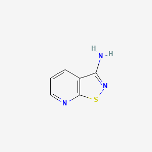 Isothiazolo[5,4-b]pyridin-3-amine chemical structure (CAS 56891-64-6)