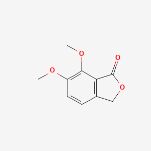 6,7-Dimethoxy-3H-1-isobenzofuranone chemical structure (CAS 569-31-3)