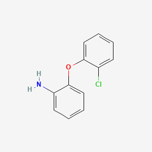 2-(2-Chlorophenoxy)aniline chemical structure (CAS 56966-47-3)