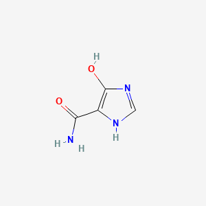 5-Hydroxy-1H-imidazole-4-carboxamide chemical structure (CAS 56973-26-3)