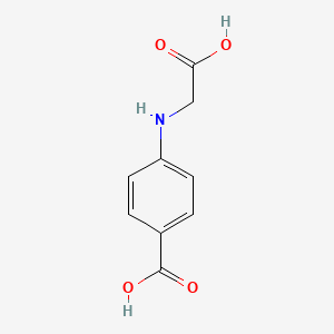 4-((Carboxymethyl)amino)benzoic acid chemical structure (CAS 5698-54-4)