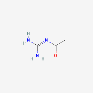 N-Carbamimidoylacetamide chemical structure (CAS 5699-40-1)