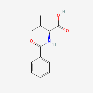 (S)-2-Benzamido-3-methylbutanoic acid chemical structure (CAS 5699-79-6)