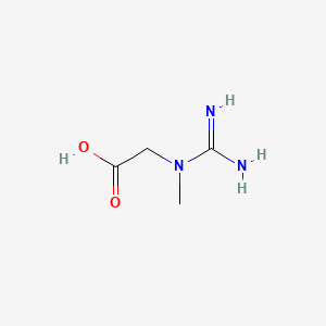 2-(1-Methylguanidino)acetic acid chemical structure (CAS 57-00-1)