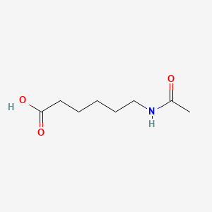 6-Acetamidohexanoic acid chemical structure (CAS 57-08-9)