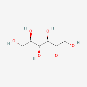 (3S,4R,5R)-1,3,4,5,6-pentahydroxyhexan-2-one chemical structure (CAS 57-48-7)