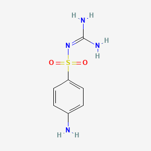4-Amino-N-carbamimidoylbenzenesulfonamide chemical structure (CAS 57-67-0)
