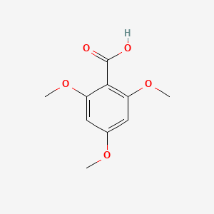 2,4,6-Trimethoxybenzoic acid chemical structure (CAS 570-02-5)