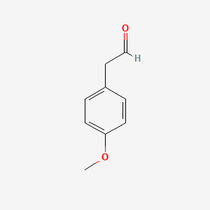 2-(4-Methoxyphenyl)acetaldehyde chemical structure (CAS 5703-26-4)