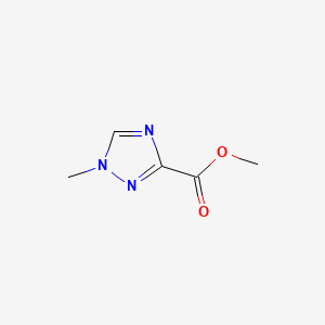 Methyl 1-methyl-1H-[1,2,4]triazole-3-carboxylate chemical structure (CAS 57031-66-0)