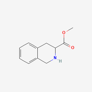 Methyl 1,2,3,4-tetrahydroisoquinoline-3-carboxylate chemical structure (CAS 57060-86-3)