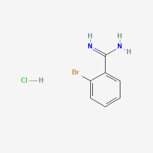 2-Bromobenzamidine Hydrochloride chemical structure (CAS 57075-82-8)