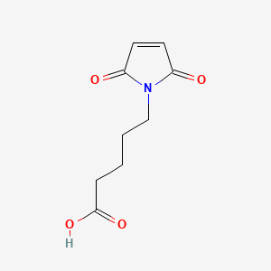 5-(2,5-Dioxo-2,5-dihydro-1H-pyrrol-1-yl)pentanoic acid chemical structure (CAS 57078-99-6)