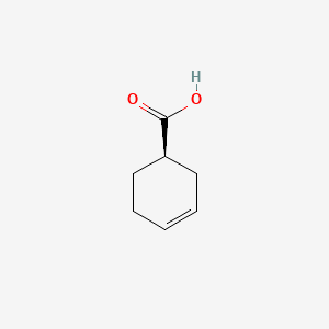 (R)-Cyclohex-3-enecarboxylic acid chemical structure (CAS 5709-98-8)