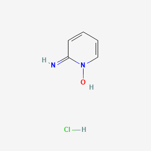 2-Aminopyridine 1-oxide hydrochloride chemical structure (CAS 57097-28-6)