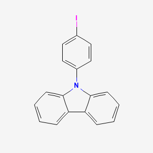 9-(4-Iodophenyl)-9H-carbazole chemical structure (CAS 57103-15-8)