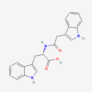 (2-(1H-Indol-3-yl)acetyl)-L-tryptophan chemical structure (CAS 57105-53-0)