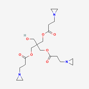 Pentaerythritol tris(3-(1-aziridinyl)propionate) chemical structure (CAS 57116-45-7)