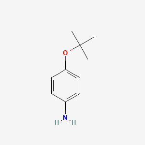 4-(tert-Butoxy)aniline chemical structure (CAS 57120-36-2)