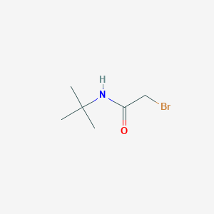 2-Bromo-n-(tert-butyl)acetamide chemical structure (CAS 57120-58-8)