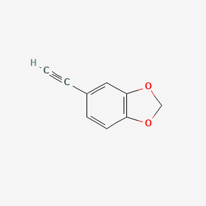 5-Ethynylbenzo[d][1,3]dioxole chemical structure (CAS 57134-53-9)