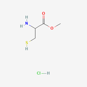 Methyl 2-amino-3-mercaptopropionate hydrochloride chemical structure (CAS 5714-80-7)