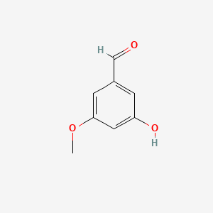 3-Hydroxy-5-methoxybenzaldehyde chemical structure (CAS 57179-35-8)