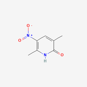 3,6-Dimethyl-5-nitropyridin-2-ol chemical structure (CAS 57179-69-8)
