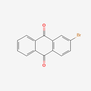 2-Bromoanthracene-9,10-dione chemical structure (CAS 572-83-8)