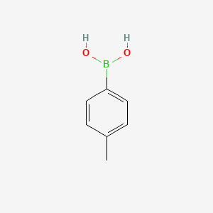 4-Tolylboronic acid chemical structure (CAS 5720-05-8)