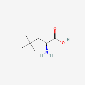 (S)-2-Amino-4,4-dimethylpentanoic acid chemical structure (CAS 57224-50-7)