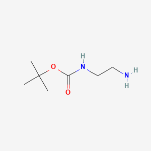 tert-Butyl (2-aminoethyl)carbamate chemical structure (CAS 57260-73-8)