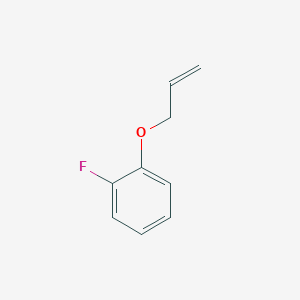 1-Fluoro-2-(prop-2-en-1-yloxy)benzene chemical structure (CAS 57264-49-0)