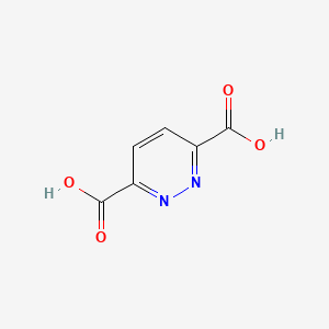Pyridazine-3,6-dicarboxylic acid chemical structure (CAS 57266-70-3)