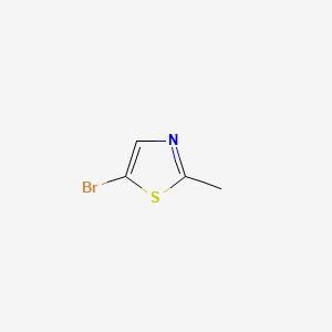 5-Bromo-2-methylthiazole chemical structure (CAS 57268-16-3)