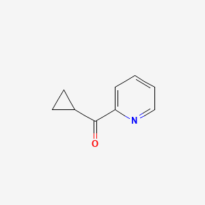 Cyclopropyl(2-pyridyl)methanone chemical structure (CAS 57276-28-5)