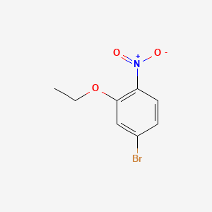 4-Bromo-2-ethoxy-1-nitrobenzene chemical structure (CAS 57279-70-6)