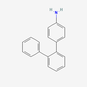 [1,1':2',1''-Terphenyl]-4-amine chemical structure (CAS 5728-65-4)