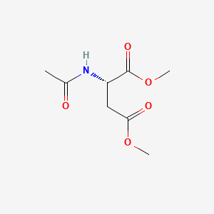 (S)-Dimethyl 2-acetamidosuccinate chemical structure (CAS 57289-64-2)