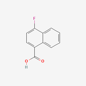 4-Fluoro-1-naphthoic acid chemical structure (CAS 573-03-5)