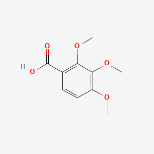 2,3,4-Trimethoxybenzoic acid chemical structure (CAS 573-11-5)