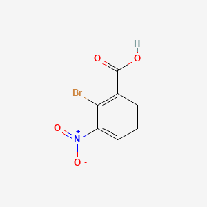 2-Bromo-3-nitrobenzoic acid chemical structure (CAS 573-54-6)