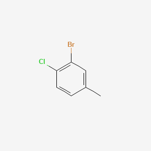 3-Bromo-4-chlorotoluene chemical structure (CAS 57310-39-1)