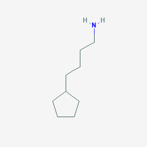 4-Cyclopentylbutan-1-amine chemical structure (CAS 5732-94-5)