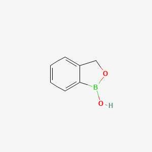 1-Hydroxy-2,1-benzoxaborolane chemical structure (CAS 5735-41-1)