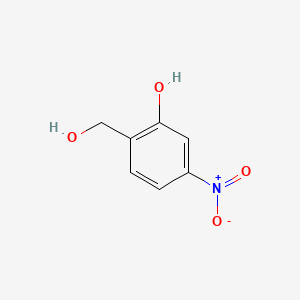 2-(Hydroxymethyl)-5-nitrophenol chemical structure (CAS 57356-40-8)