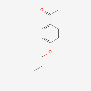 1-(4-Butoxyphenyl)ethanone chemical structure (CAS 5736-89-0)