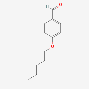 4-(Pentyloxy)benzaldehyde chemical structure (CAS 5736-91-4)