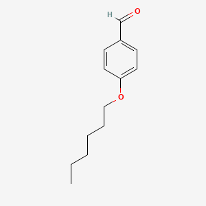 4-(Hexyloxy)benzaldehyde chemical structure (CAS 5736-94-7)