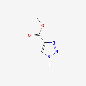 Methyl 1-Methyl-1,2,3-triazole-4-carboxylate chemical structure (CAS 57362-82-0)